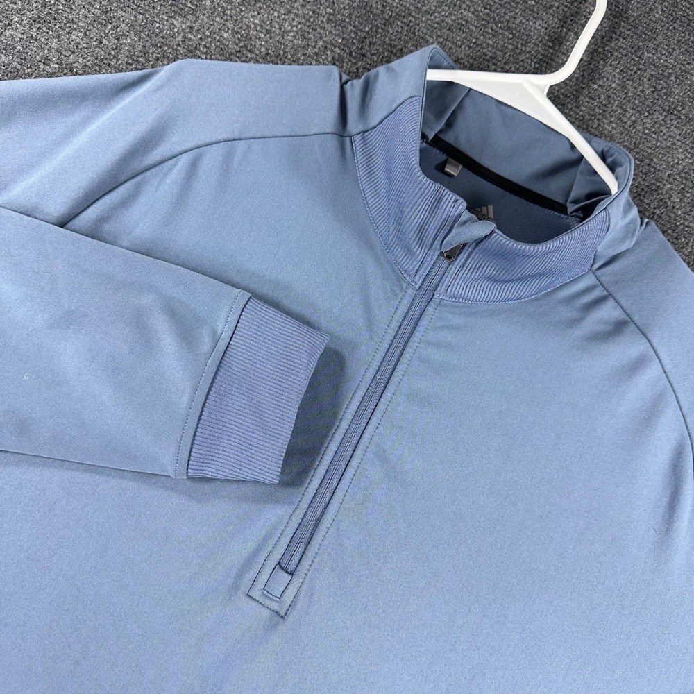 Adidas Golf Pullover Mens XL‎ Extra Large Blue 1/4 Zip Butternut Creek Logo